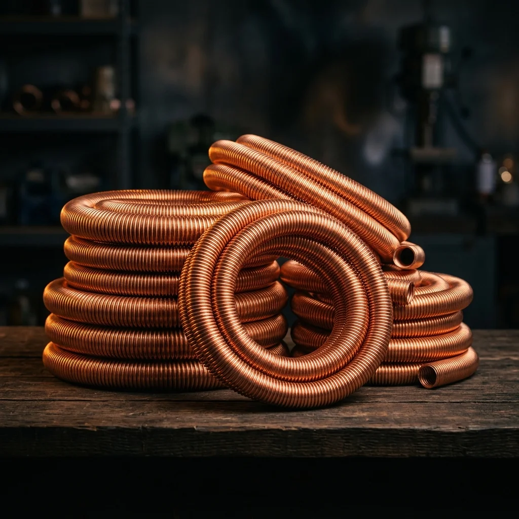 Bakır oluklu flex hortum bobin metrajlı toptan satış