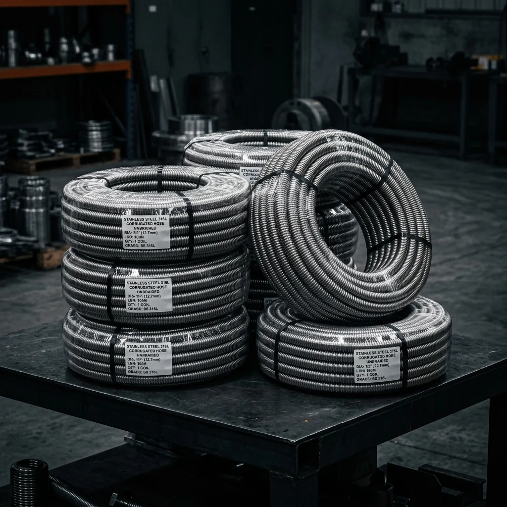 Paslanmaz çelik flex hortum bobin toptan satış